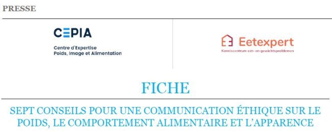 Outil : Presse - conseils pour une communication éthique